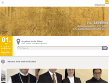 Tablet Screenshot of dioezese-linz.at